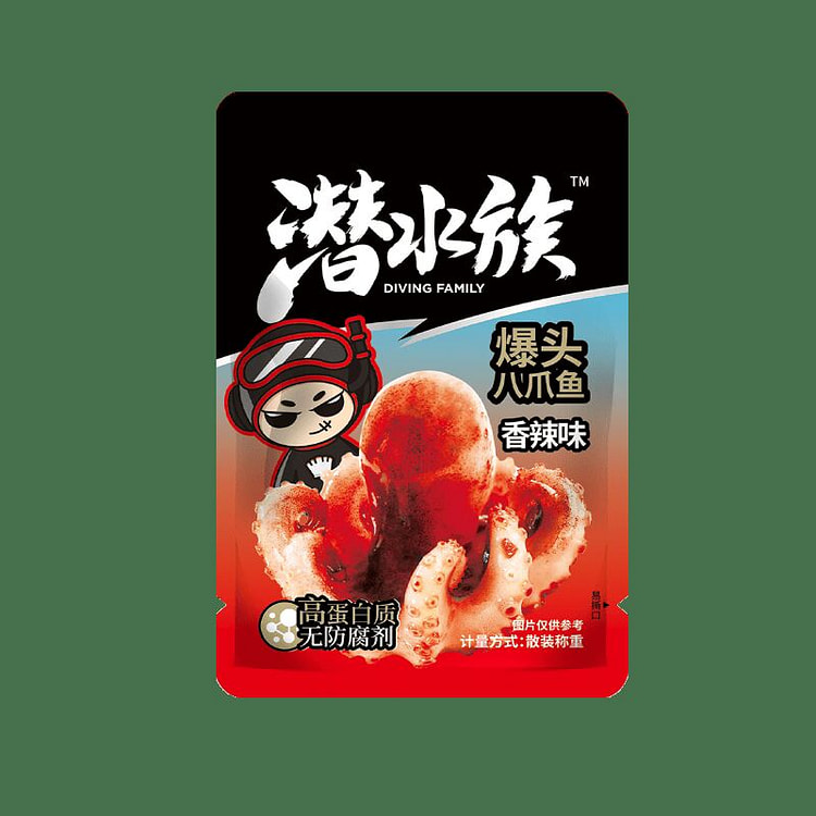 潜水族八爪鱼辣味15g*10袋 150 克
