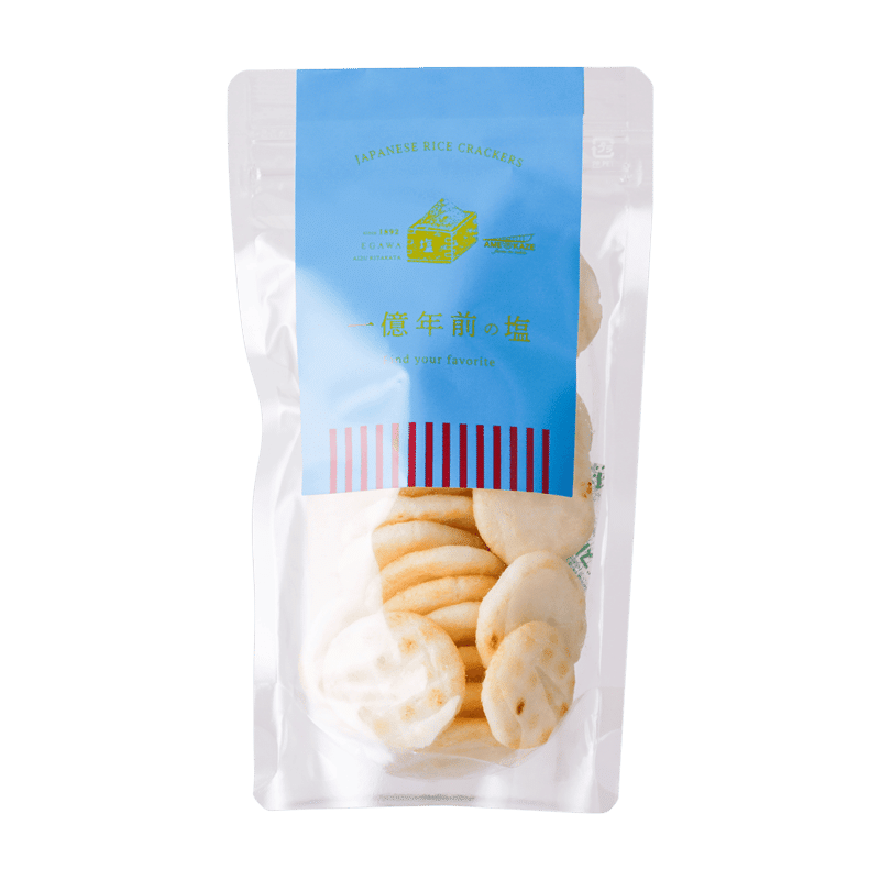 Rice crackers 100 million years of salt 1 box