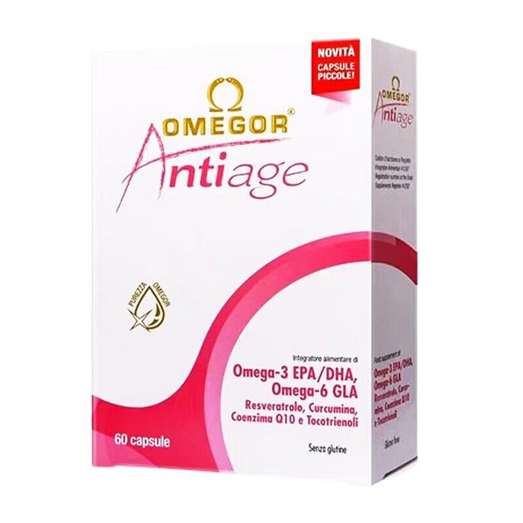 OMEGOR金凯撒皇家玫瑰鱼油 抗糖去黄60粒 1 盒