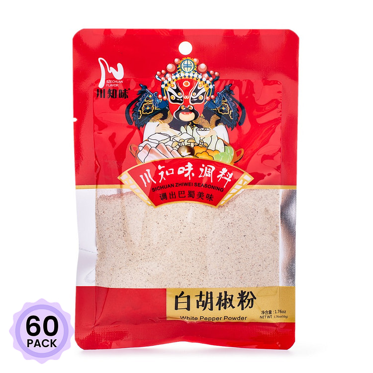 川知味 白胡椒粉 50 克*60 包