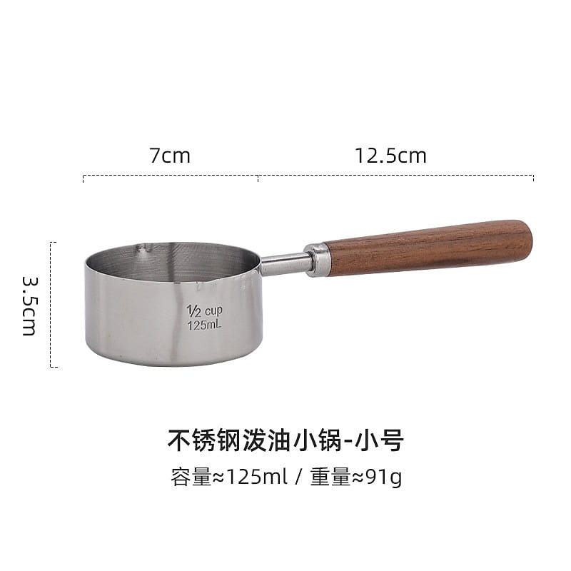 Stainless steel 304 oil pan (125ml) small size 1 count