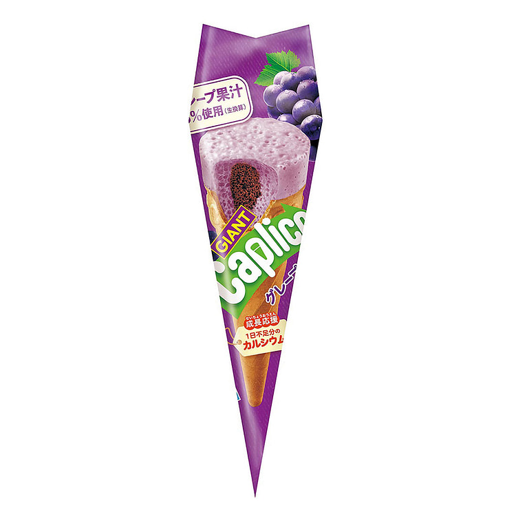 格力高 含钙松脆巧克力夹心甜筒饼干（葡萄味）1枚 1 份