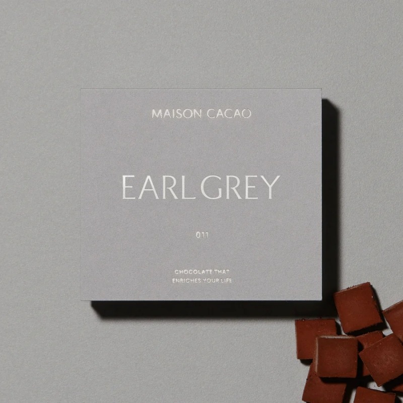 Get MAISON CACAO Fresh Chocolate "EARL GREY" 16 pcs,delivery takes one