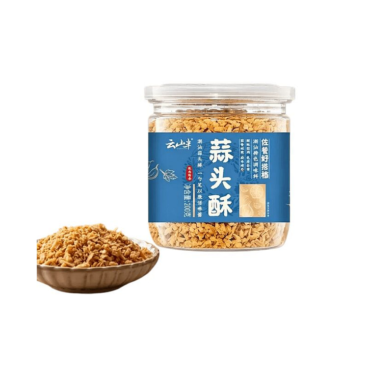 云山半潮汕特产调味料蒜头酥蒜蓉酱200g*1瓶 200 克