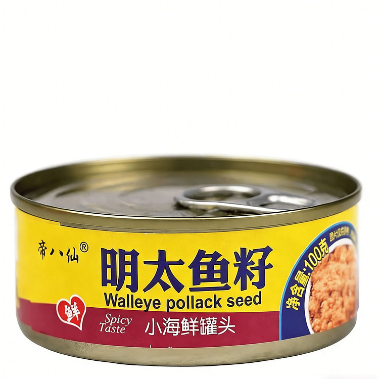 Canned caviar, ready-to-eat for mixing with rice 100 g