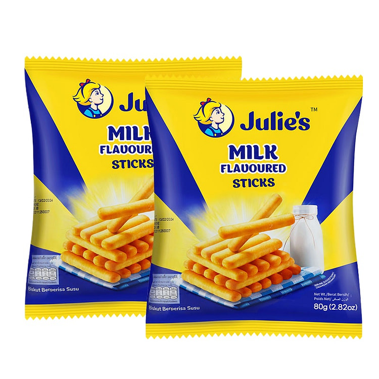茱蒂丝牛奶味脆条饼干80g*2袋 160 克