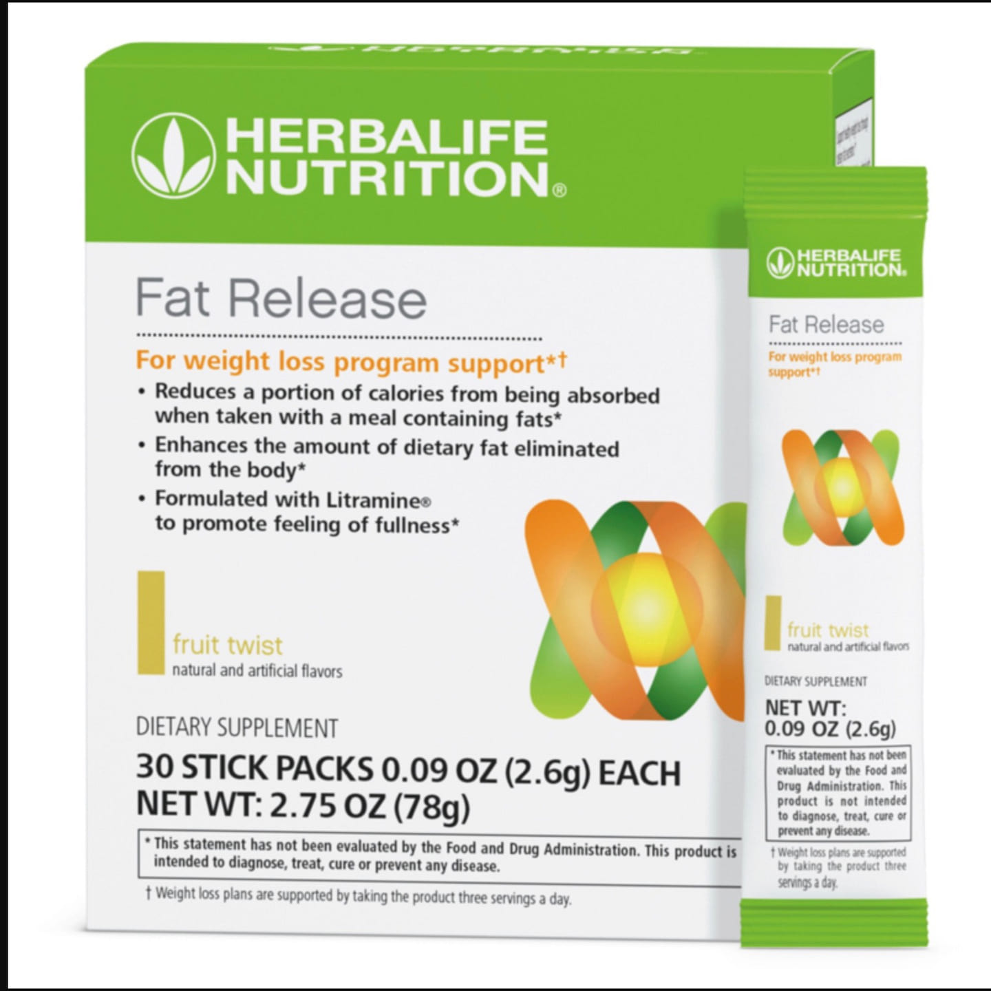 Fat Release: Fruit Twist-Diet-Energy-Protein 30ct 30 count