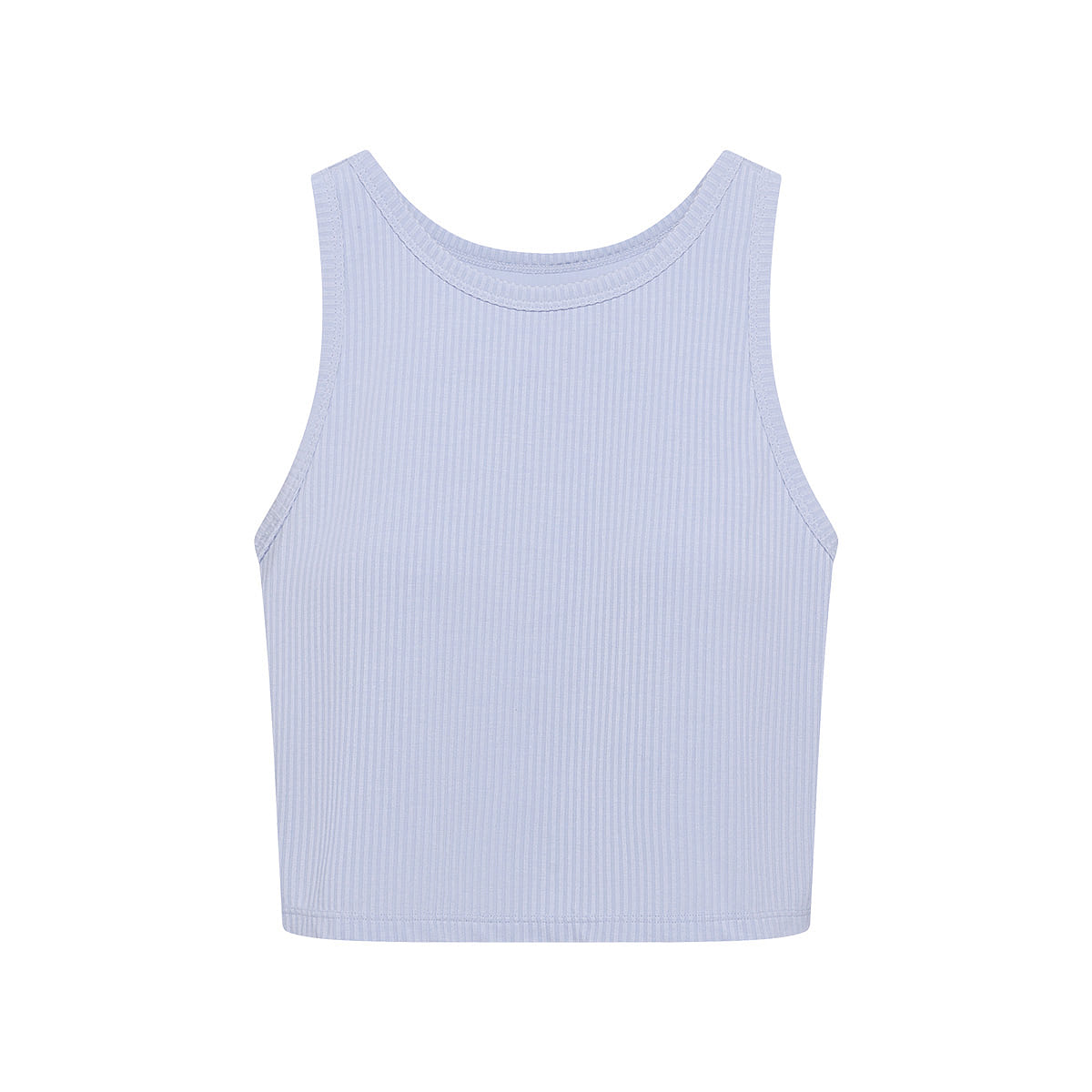 China Direct Mail Ubras Ribbed Bra in Spicy Girl Short Tank Top – Milk Salt Blue-S 100 g