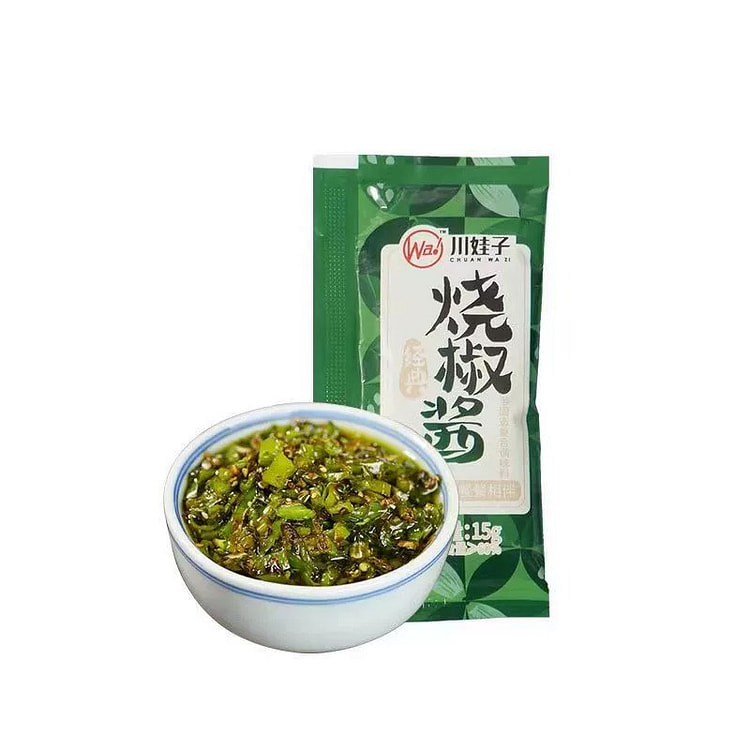 川娃子烧椒酱独立便携小袋装辣椒酱拌面酱15g*10