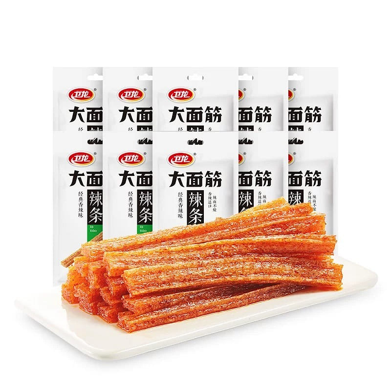 WeiLong spicy strips big gluten 65g* 10 pack