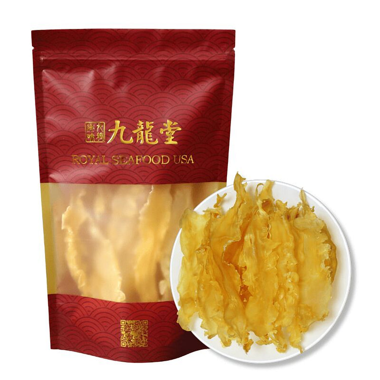 Premium Norway wild Cod Fish Maw 4 oz