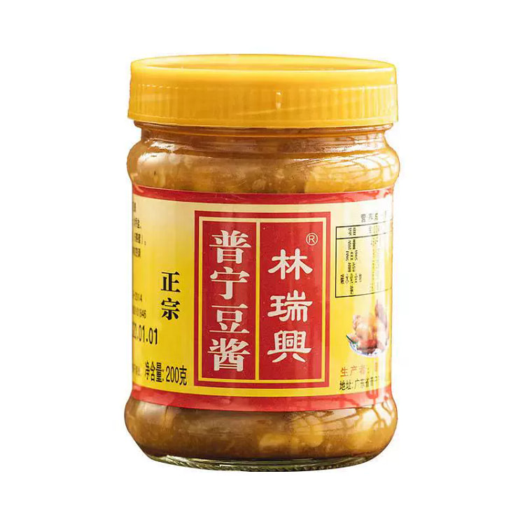 林瑞兴普宁豆酱正宗黄豆酱潮汕特产1*200g