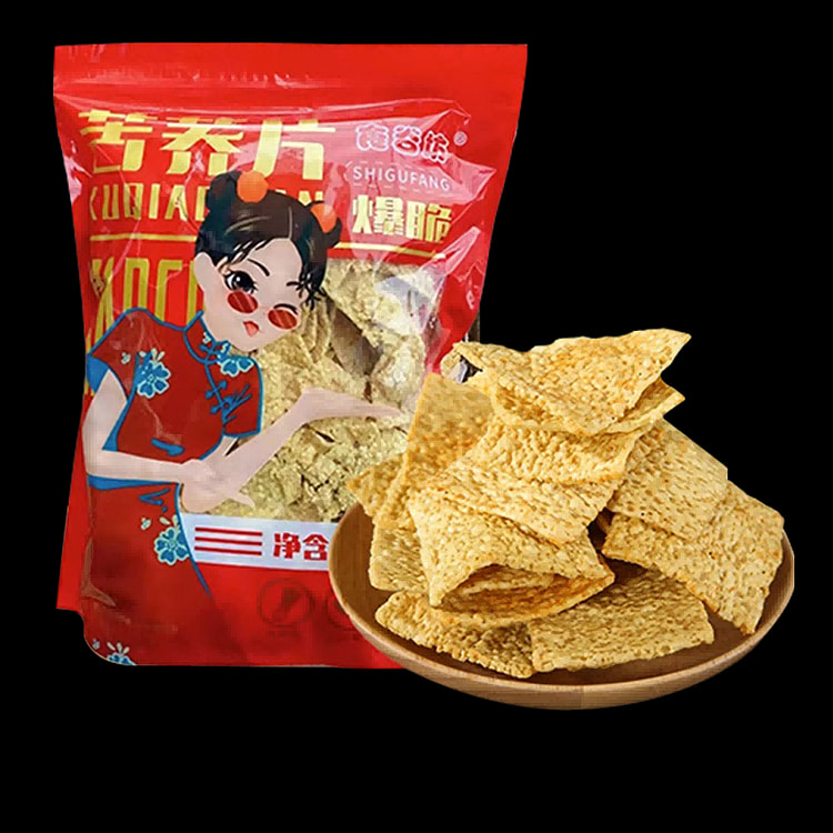 Shigufang Tartary Buckwheat Slices with Scallion Flavor, Buckwheat Coarse G