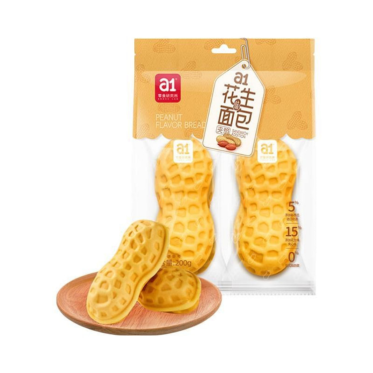 a1花生味面包200g(内含4包)