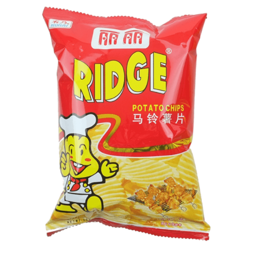 BBQ Flavor Potato Chips 3.53 oz 1 each