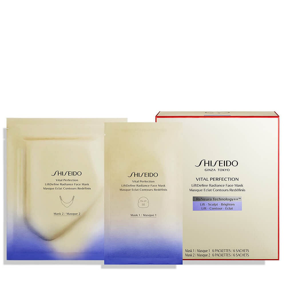 SHISEIDO LiftDefine Radiance Face Mask 6 pack