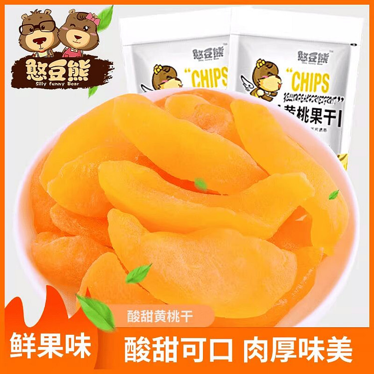 Bean Bear - Dried Yellow Peaches 100g 100 g