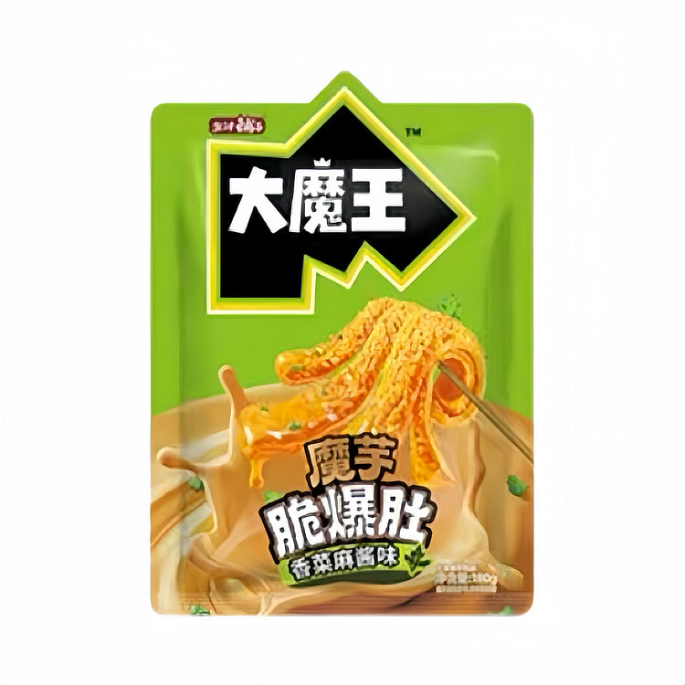 盐津铺子大魔王香菜麻酱脆爆肚180g 1包 约20小包