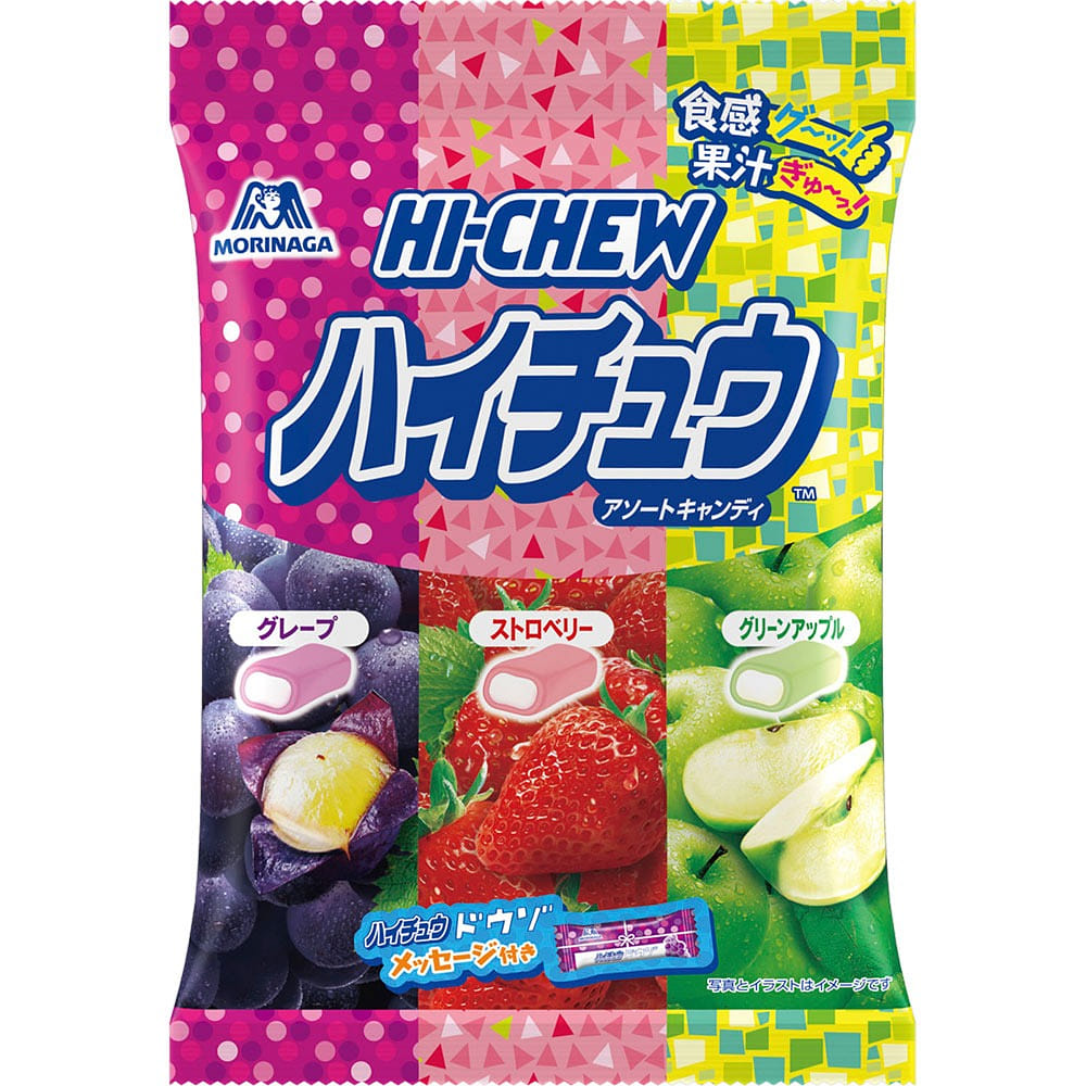 森永製菓 ハイチュウ サンドグミ アソート フルーツ味 86g 1 個