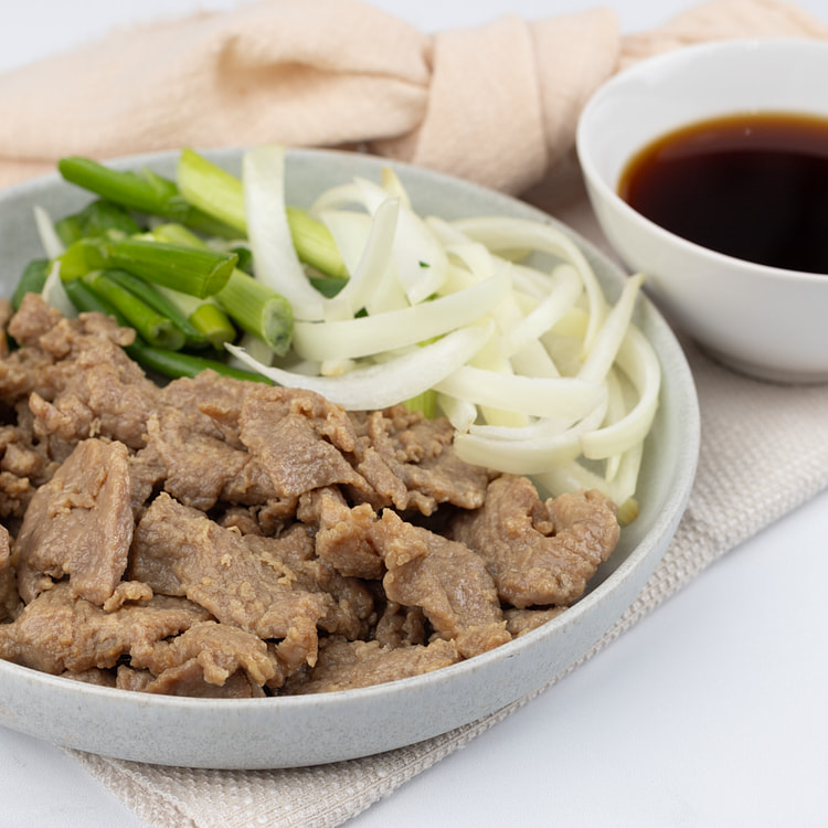 净菜 葱爆牛肉