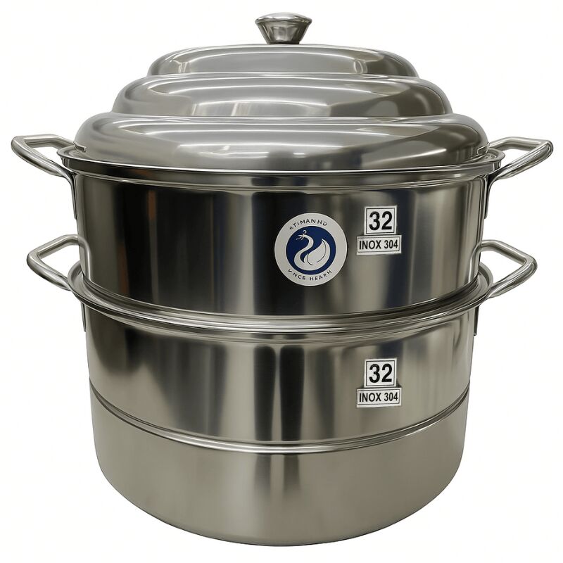 Swan 3-Tier 32cm Stainless Steel Steamer (SUS 304) 1 each