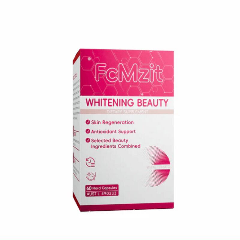 FcMzit Whitening Beauty Dietary Supplement 60 Caps 1 bottle