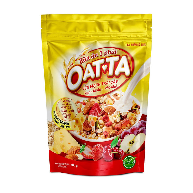 Oatta Fruit Oatmeal Almond & Cheese Flavor 600g 600 g