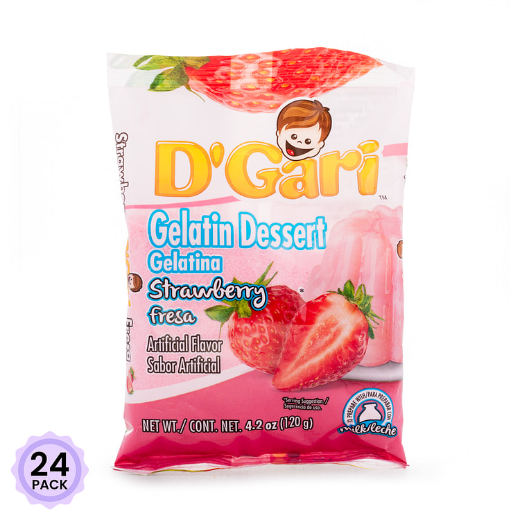 D'Gari 墨西哥甜品预拌粉 草莓味 4.2 盎司*24 包