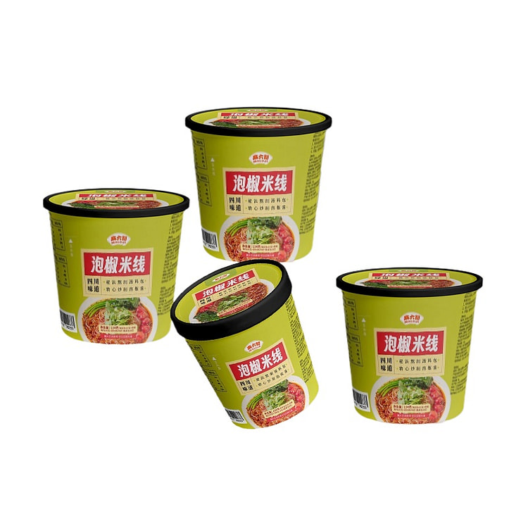 麻六记泡椒米线134g*4桶