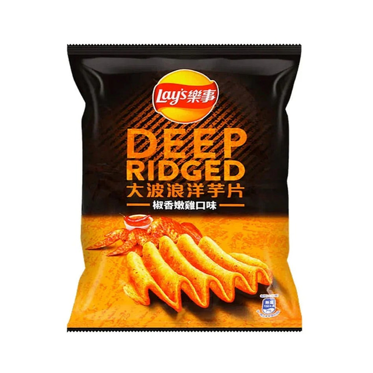 Taiwan Lays Deep Ridged Chili Chicken Potato Chips 3.5 pack