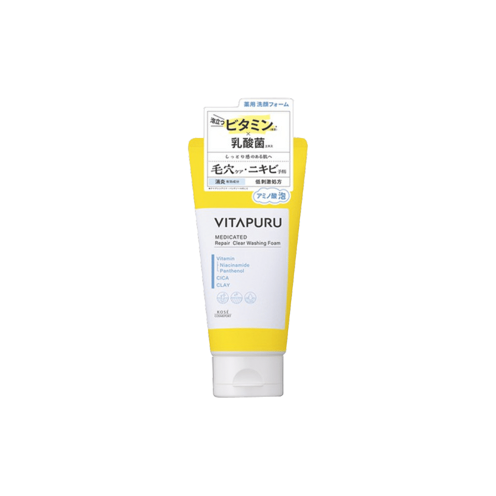 KOSE VITAPURU Clay VC Exfoliating Cleansing Foam 1 each