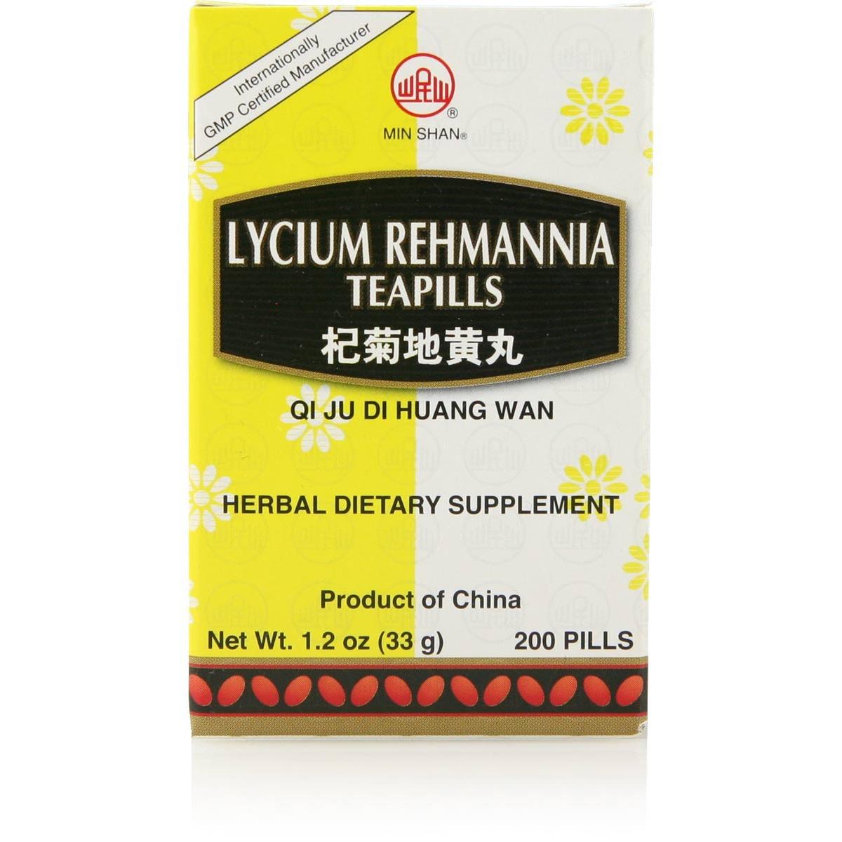 Lycium Rehmannia Teapills Qi Ju Di Huang Wan 1 each