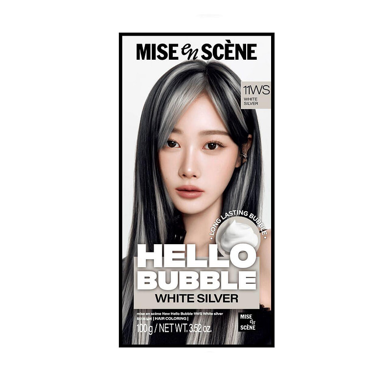 Hello Bubble 白色银色染发剂 11WS 1 份