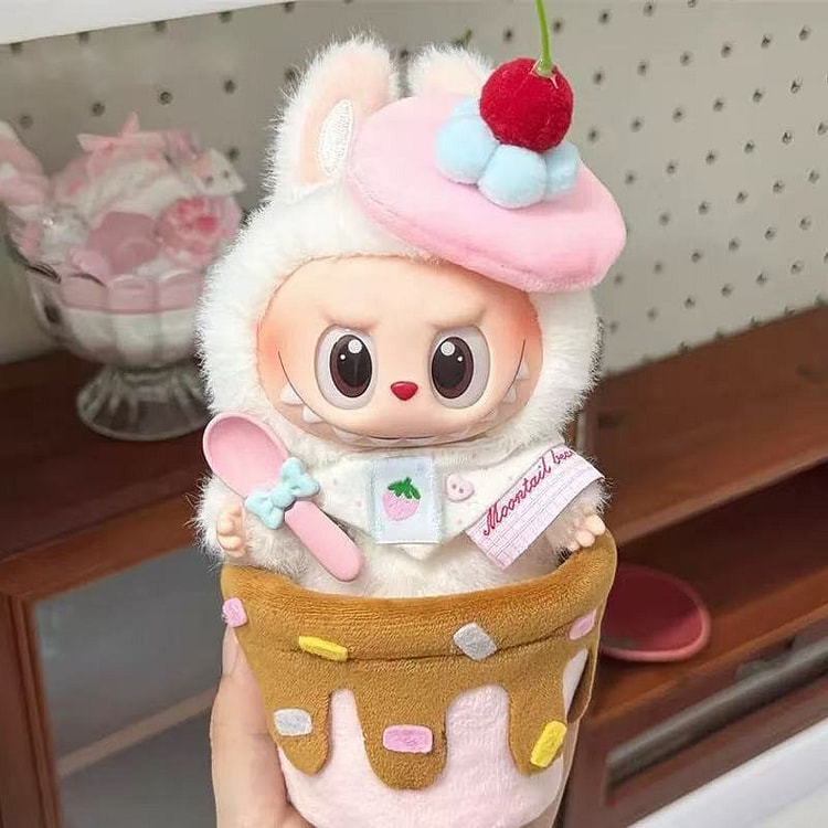 DLabubu Creative Ice Cream Cone Set - Pink