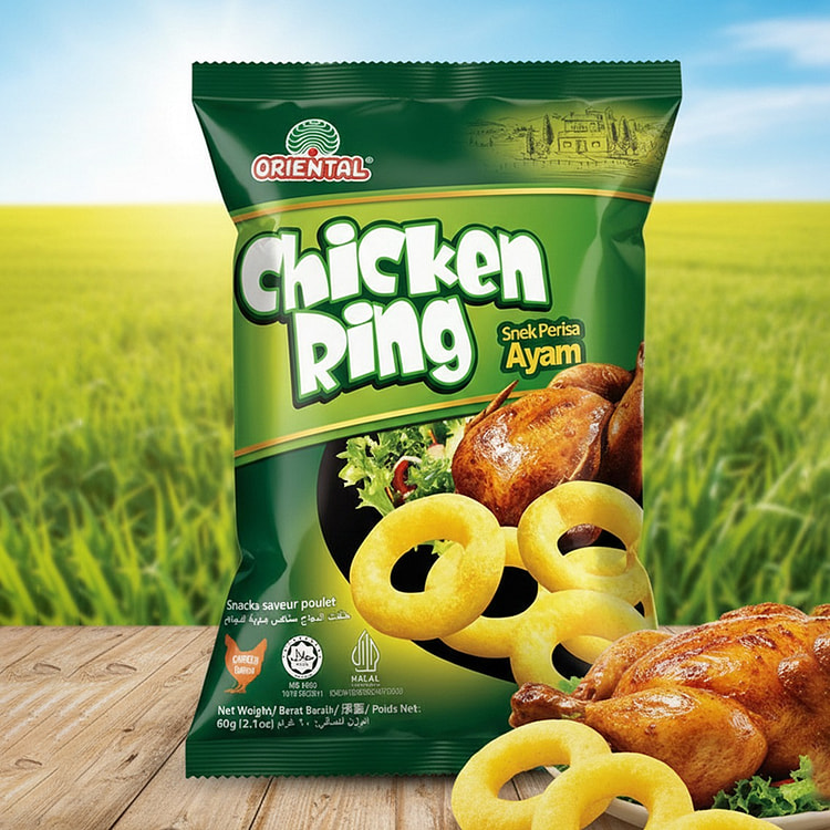 东方鸡肉圈 60 克