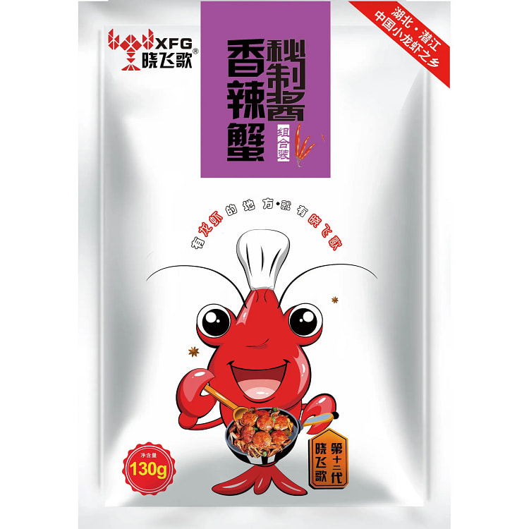 香辣蟹调料肉蟹煲酱料调味料 130g*1袋