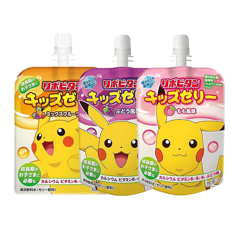 大正制药 Lipovitan儿童果冻（3种风味） 3 包