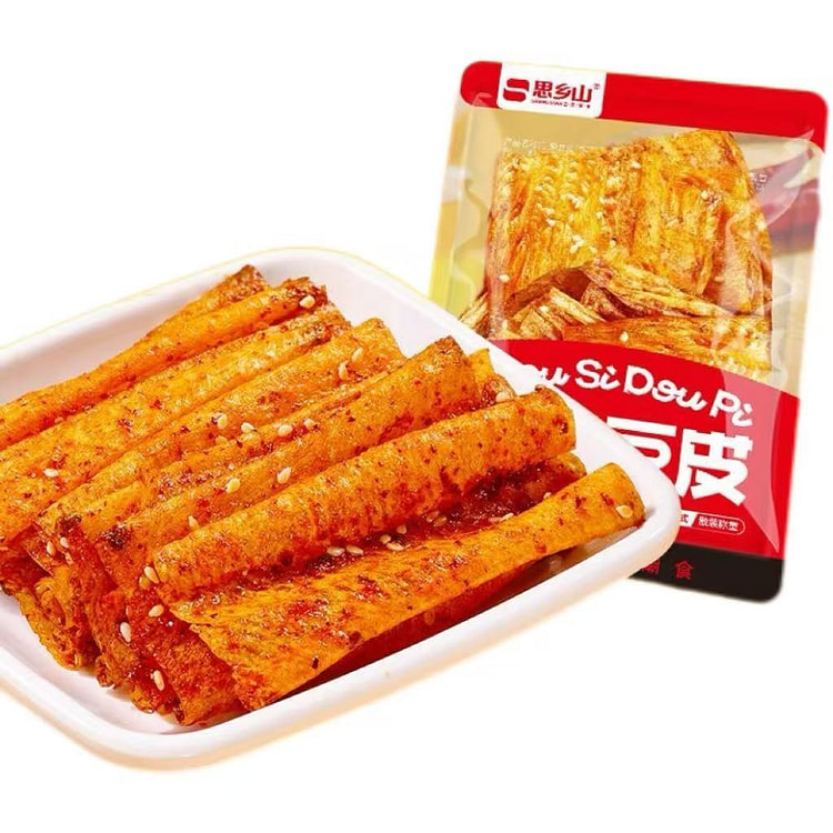 魔鬼辣手撕豆皮10包约120g 10 包