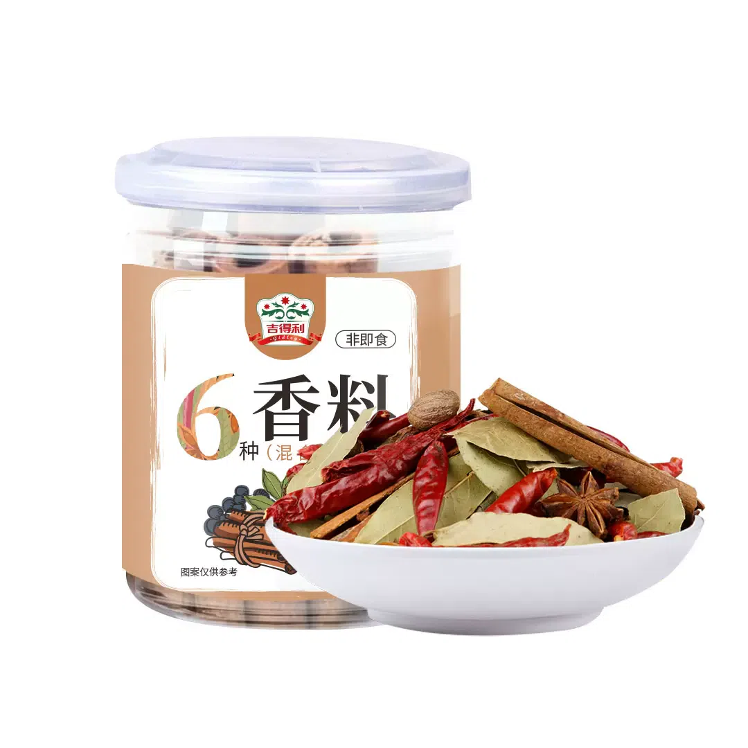 Jideli 6 kinds of spices, household seasonings, marinades mixed 80g*1 can 80 g