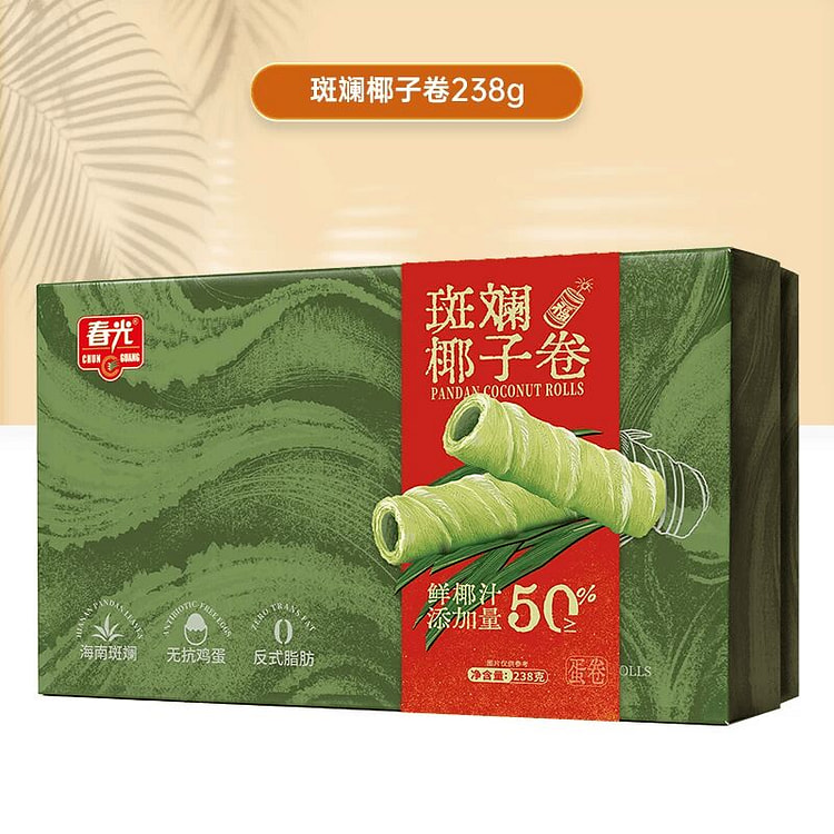 春光斑斓椰子卷238g 238 克