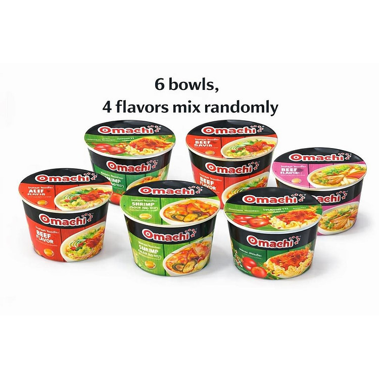 OMACHI 混合口味 - 6 包 6 份