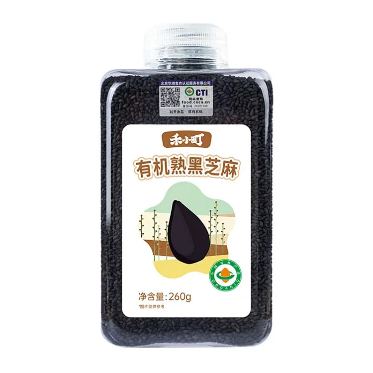 禾小町  有机熟生黑芝麻   260g*1瓶 260 克