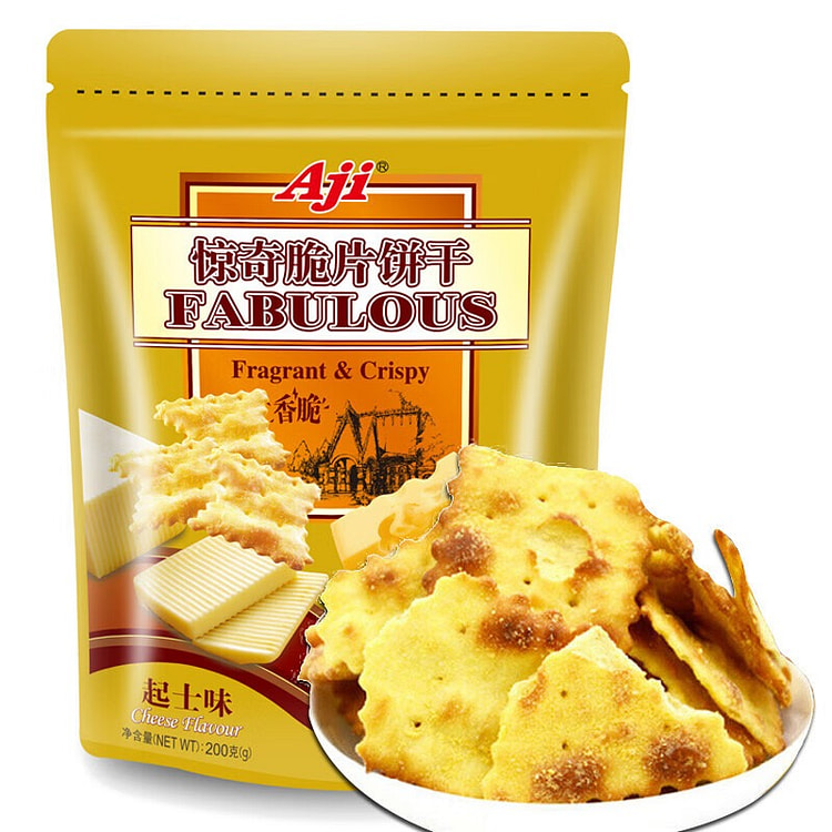 Aji Crispy Crackers (Cheese Flavor) 200 g