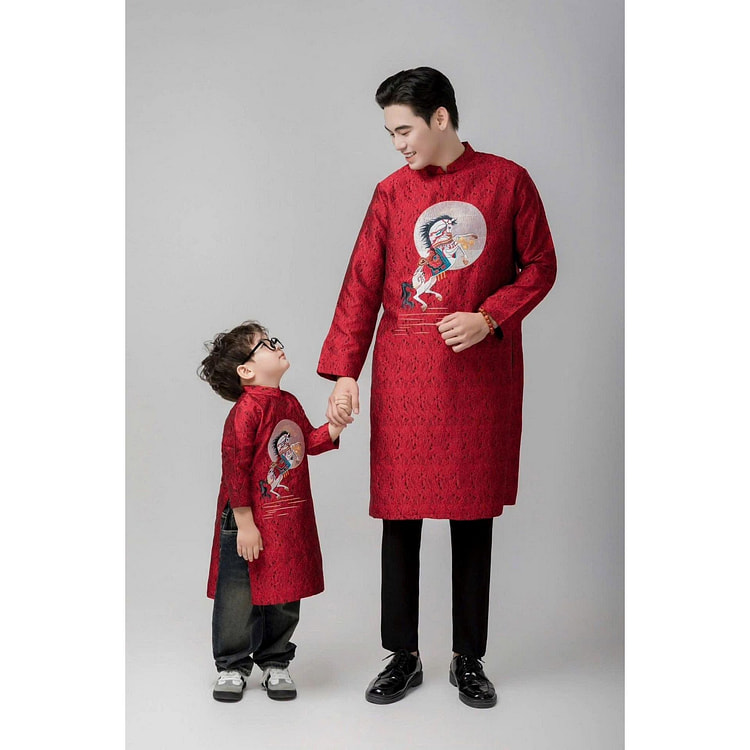 Cocolili Size XL B118 Silk Ao Dai Nam 1 each