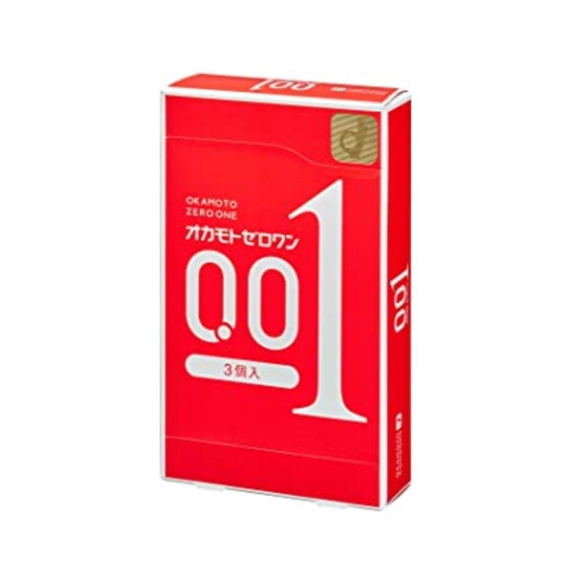 OKAMOTO Zero One Clear 0.01mm 3pcs 1 each