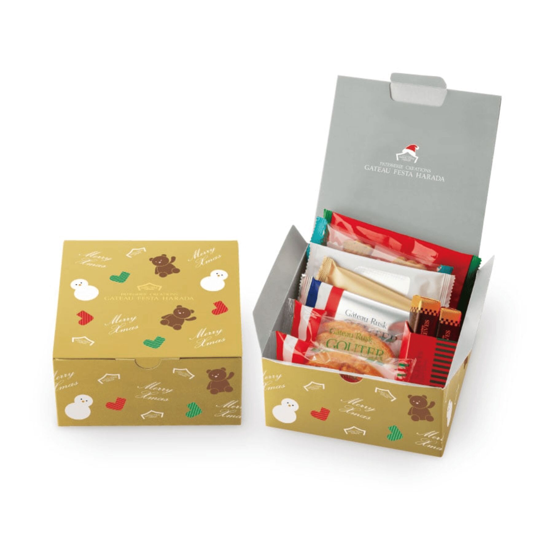 GATEAU FESTA HARADA Christmas Package 9 pcs 1 box