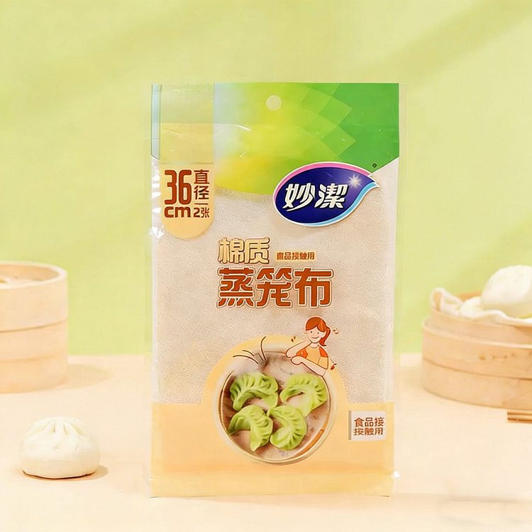妙洁 蒸笼布 蒸馒头/饺子 重复使用不粘 2片装 1 份