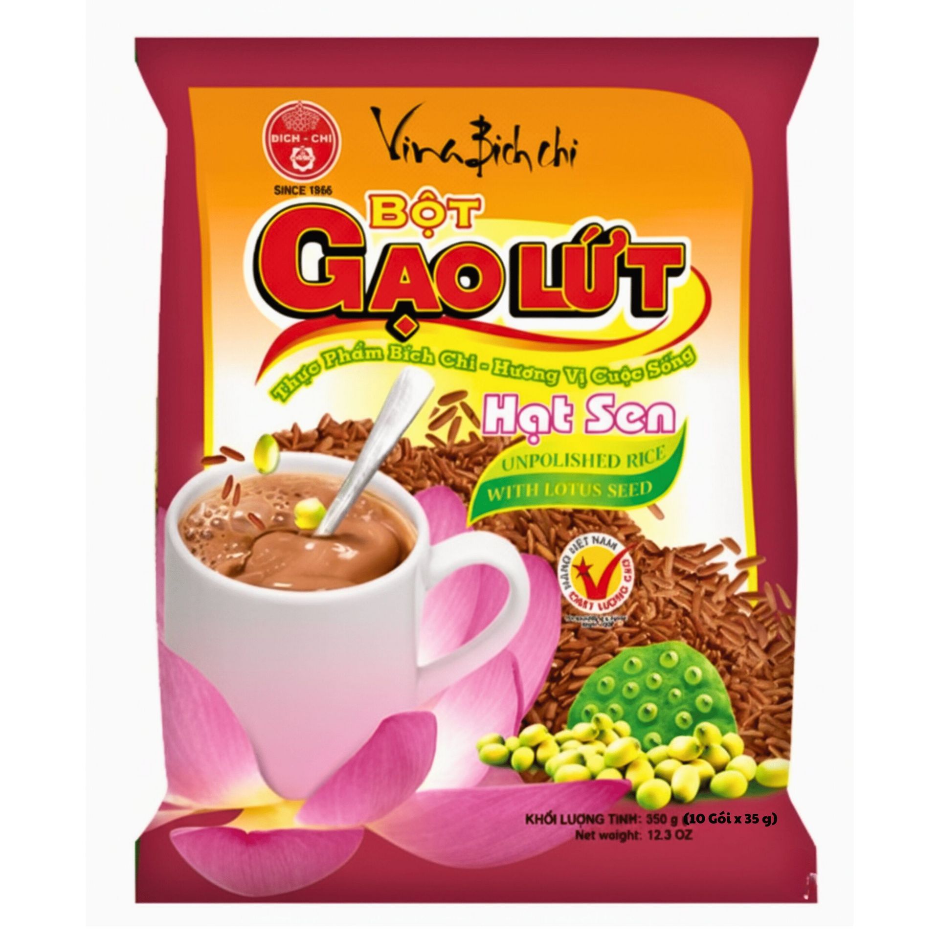 Vina Bich Chi Brown Rice with Lotus Seed 12.3oz 1 each