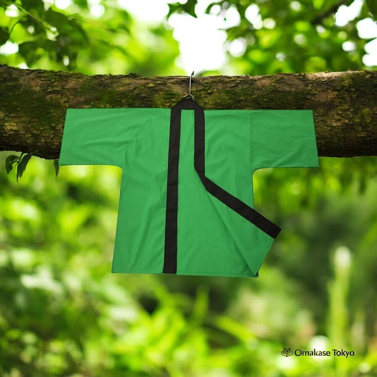 Noboriya Kobo Solid Happi Coat-Green 400 g