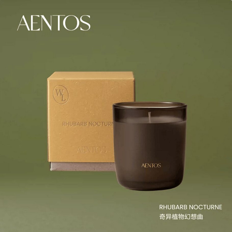 AENTOS野境之途蜡烛奇异植物幻想曲 大黄/木质 200 克